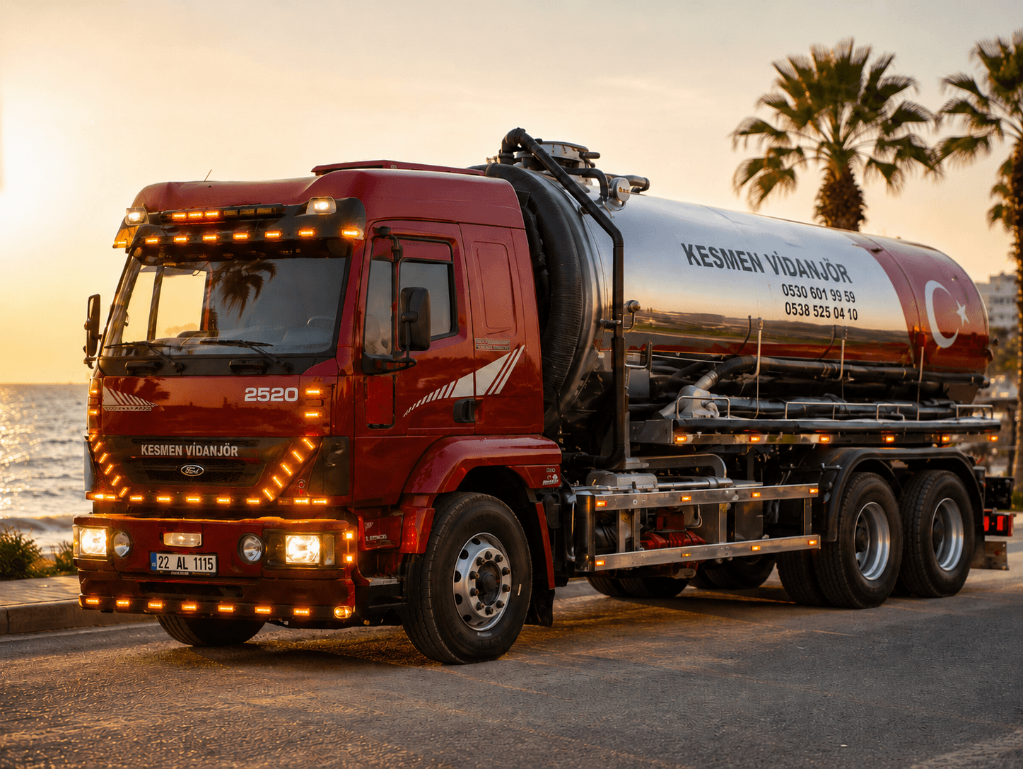 Çeşme Kesmen Vidanjör Ford Cargo 2520 vidanjör